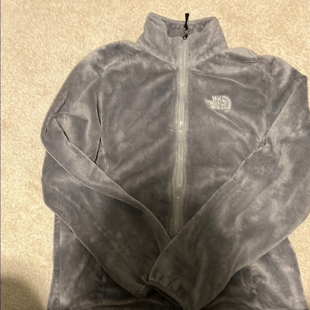The North Face Soft Gray Fleece Jacket